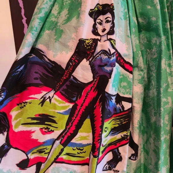 Pinup Girl Clothing Matador Skirt - Picture 3 of 6